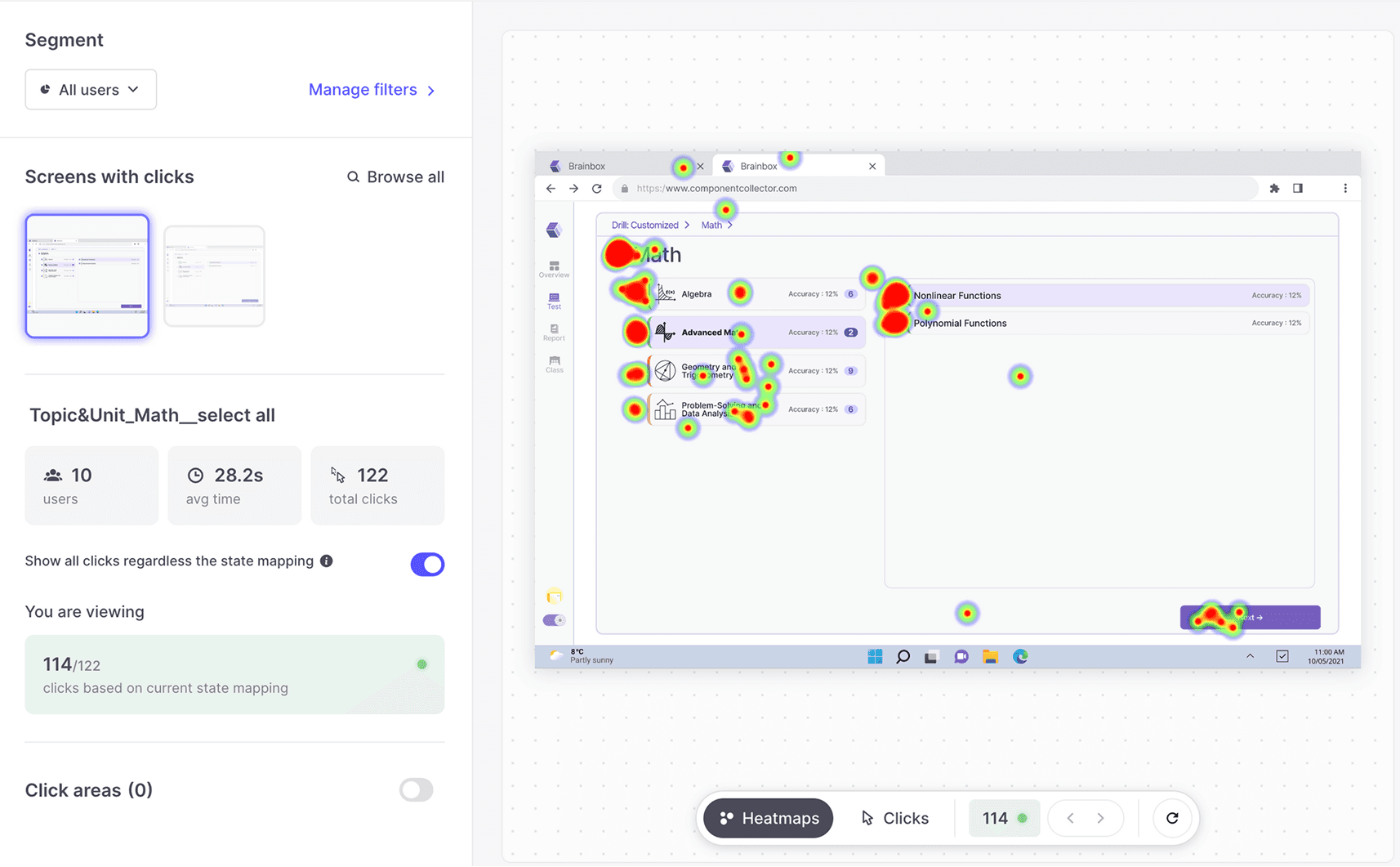 One of the A/B tests — Useberry